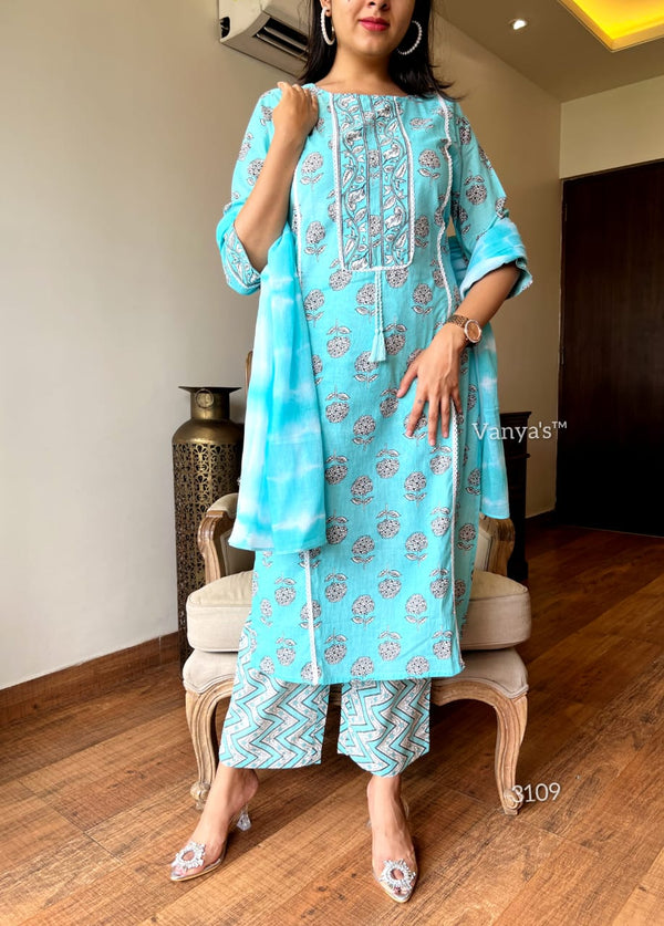 π Aqua Bloom Elegance Set