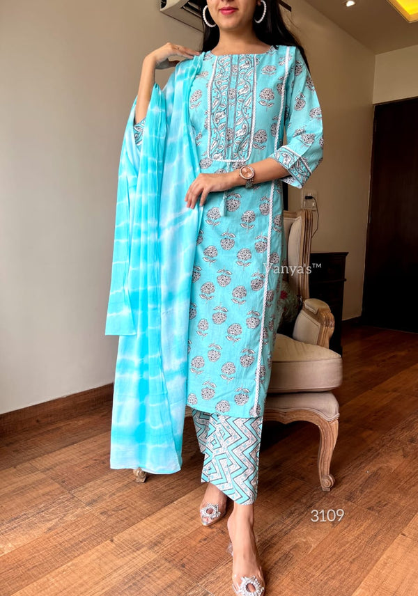 π Aqua Bloom Elegance Set