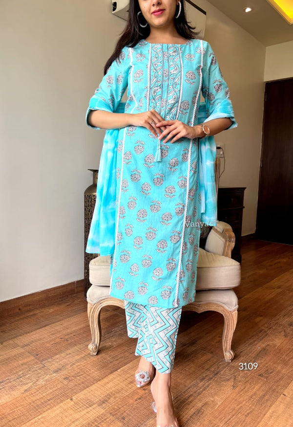 π Aqua Bloom Elegance Set