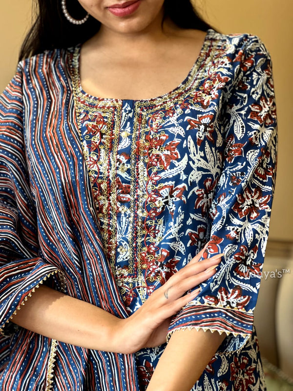 β¨ Name: Rustica & Mosaic Melody Cotton Suit Set