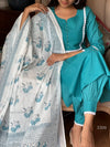 Aqua Charm Cotton Suit Set