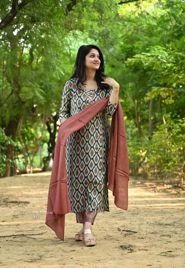 Terracotta Tile Cotton Set