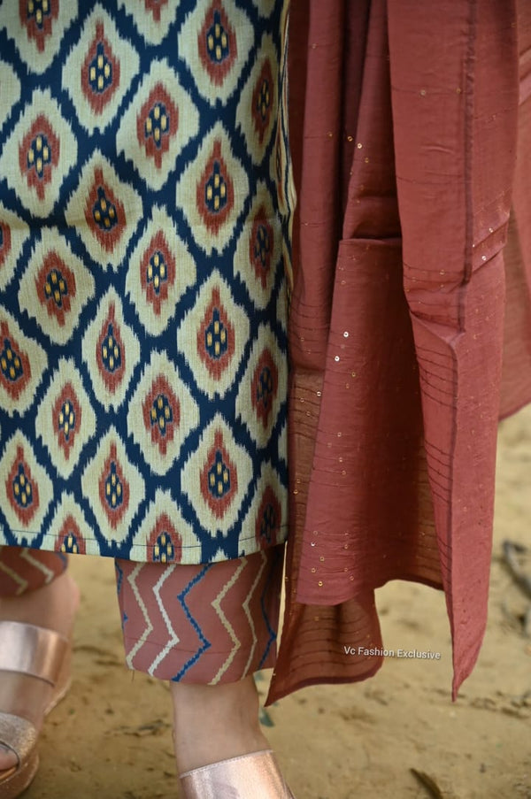 Terracotta Tile Cotton Set