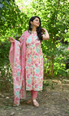 πΈ Name: Blush Breeze Cotton Kurta Set