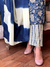 Blue Bloom Cotton Suit Set
