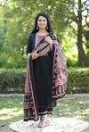 Raji Black Cotton suit sets