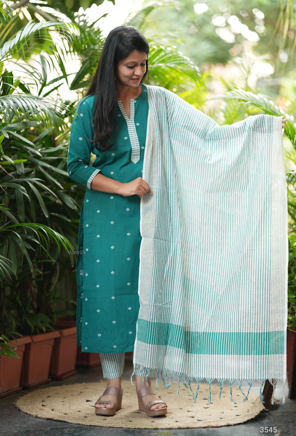 Anuridhi South Cotton Handloom Suit Sets