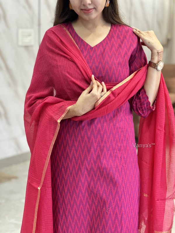 Ikkath Raani handloom cotton-Buy1Get1