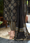 Kanika Black Ajrak Applique Suit Sets