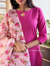 Katha cotton suit sets with doria duppata-Buy1Get1