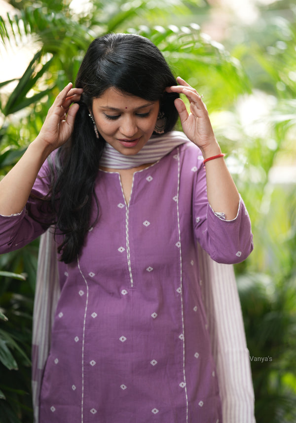 Anuridhi South Cotton Handloom Suit Sets