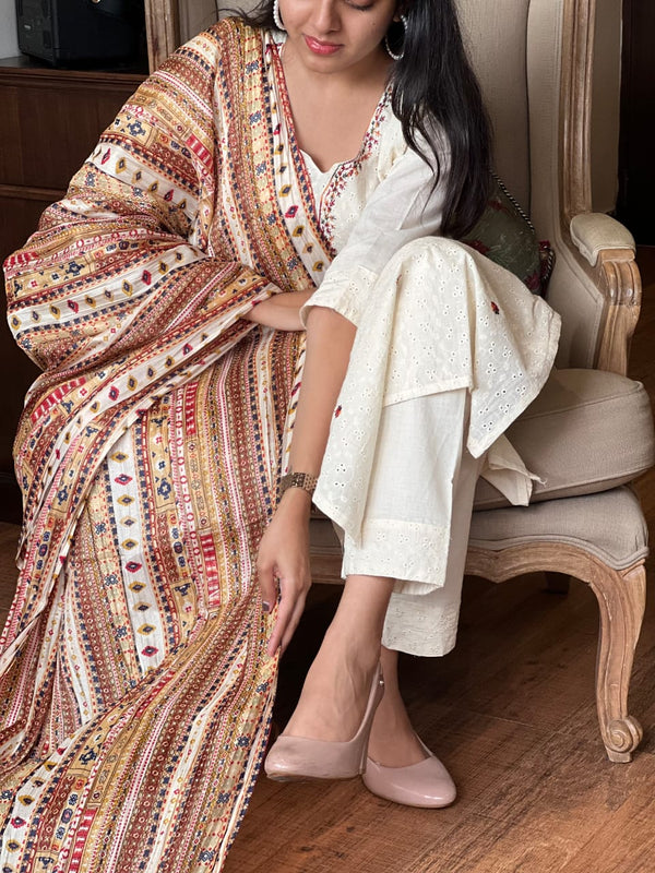 Midnight Cream schiffle suits sets