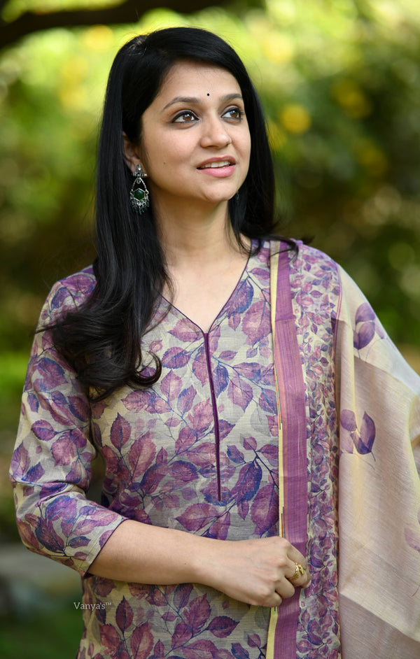 Aahana Blossom Breeze Tissue Silk Suit Sets