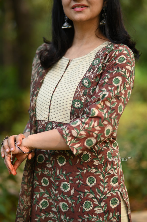 Vrinda Bagru Hand Block Suit Sets