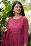 Pankuri Soft Kota doria A line Suit Sets