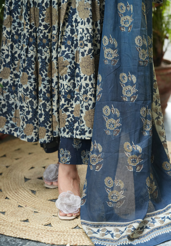 Nishita full sleeves cotton Anarkali suit sets