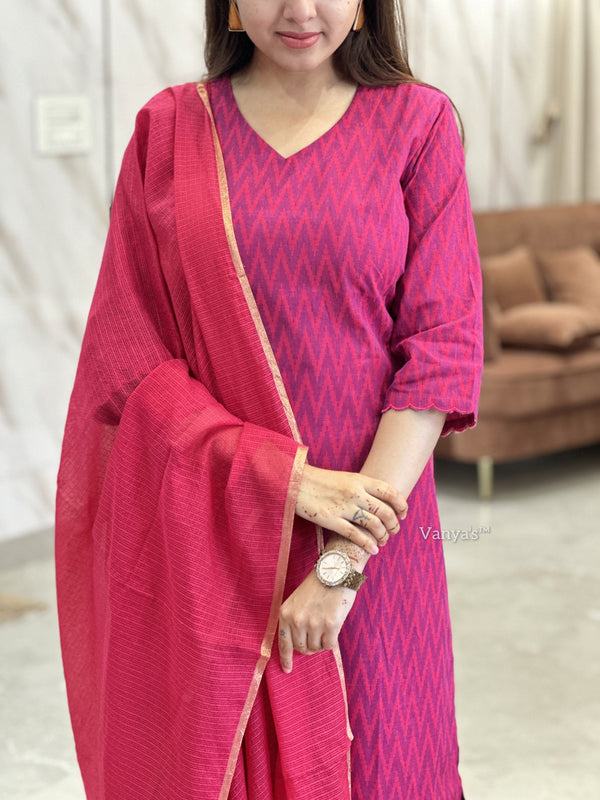 Ikkath Raani handloom cotton-Buy1Get1