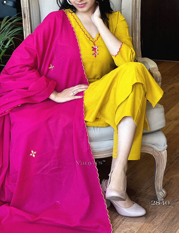 Raani basant cotton suits sets