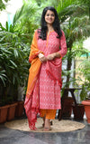 Anvaya Ikkat Handloom Pochampally Suit Set