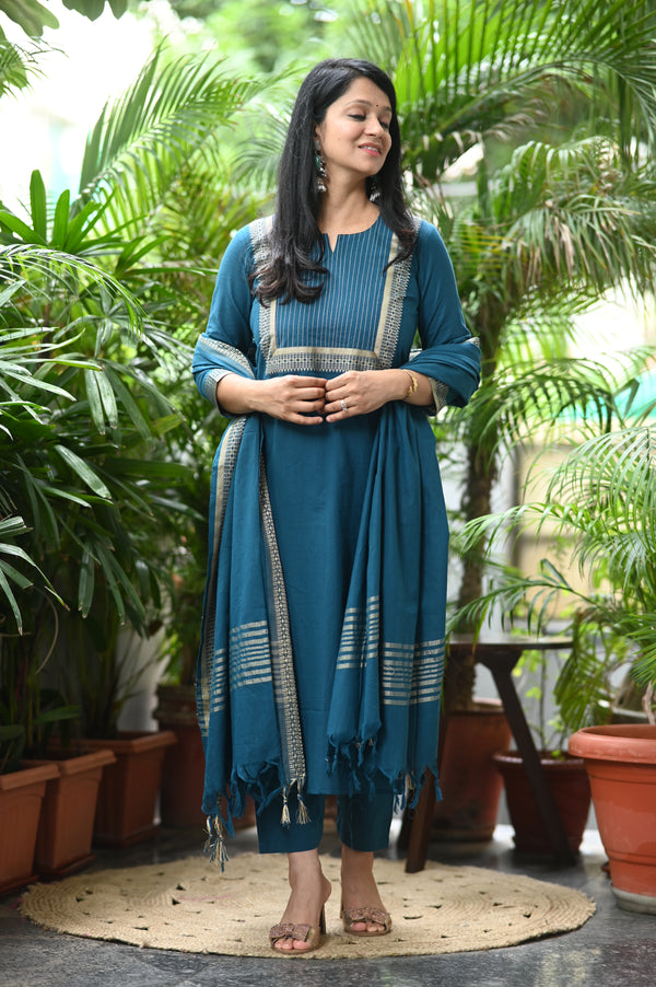 Dharini Chettinad Handloom Cotton Suit sets