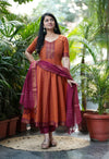 Mansi Handloom Anarkali south cotton