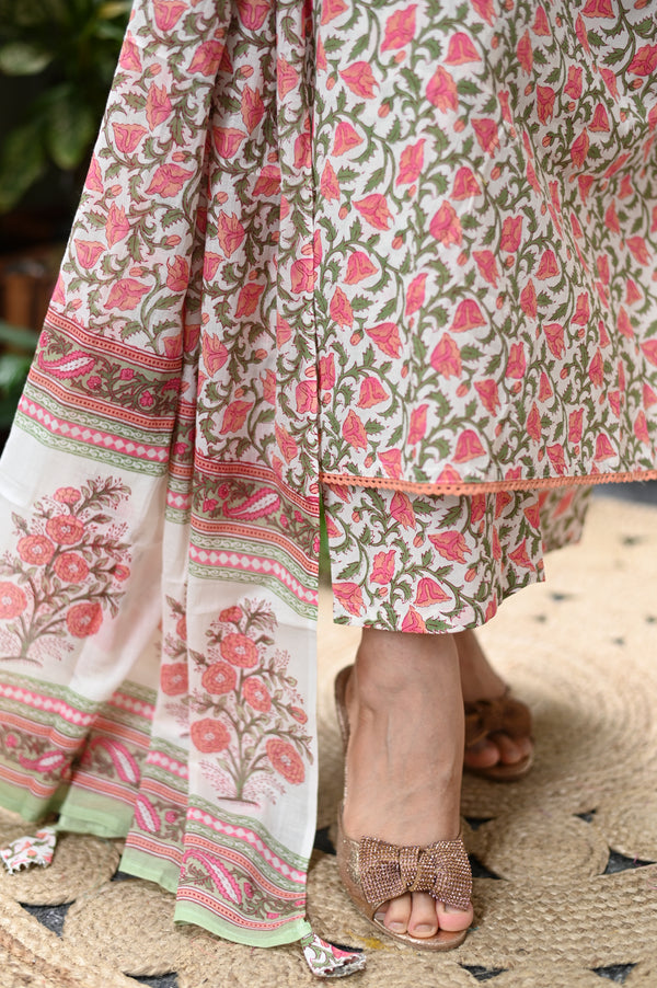 Pankhuri Sleevless Cotton Suit Sets