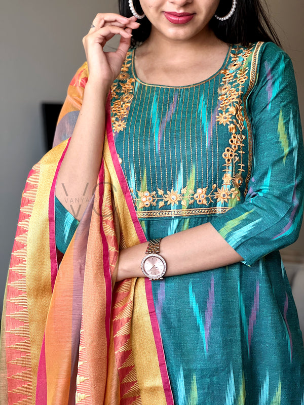 Ikkath handloom suit sets- Buy1get1