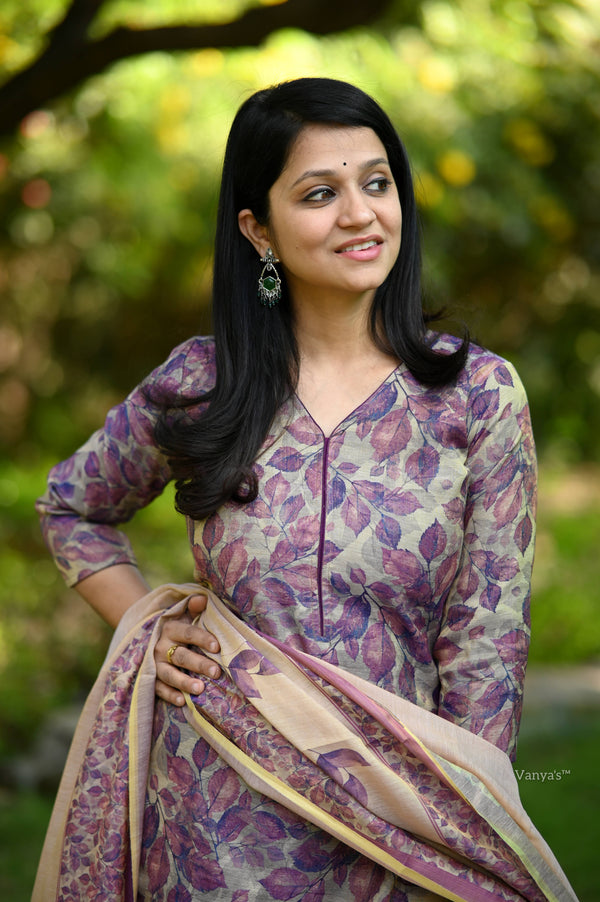 Aahana Blossom Breeze Tissue Silk Suit Sets