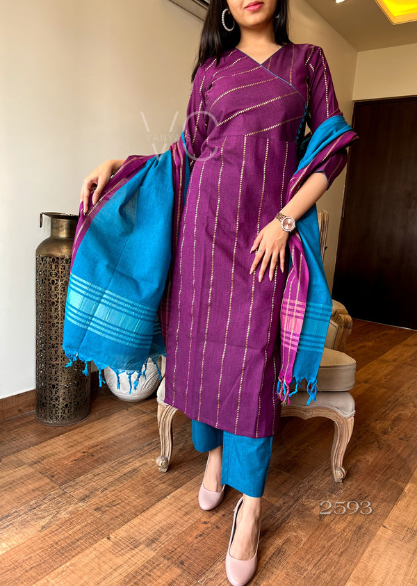 Remina pattu pure south Handloom cotton suit sets