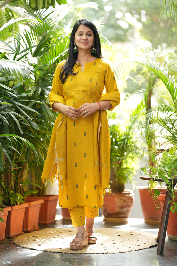 Pure Chettinad Weaving Handloom south cotton suit -4 colours
