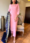 Pink Sequence chanderi suit sets