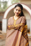 Bhumi Sutra kanchi pattu cotton Suit Set- pure pattu with lining