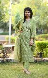 Nithila Bagru Hand Block Printed Suit Set