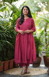 Pankuri Soft Kota doria A line Suit Sets