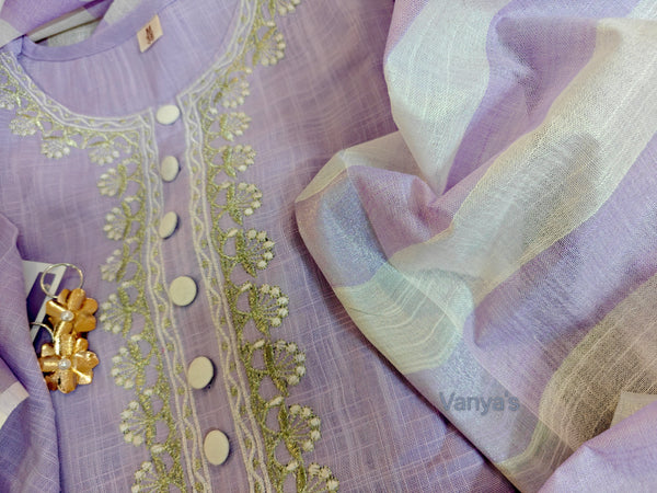 Gitika Handloom suit sets linen Duppata