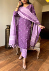 Polka pattu pure south handloom cotton suit sets