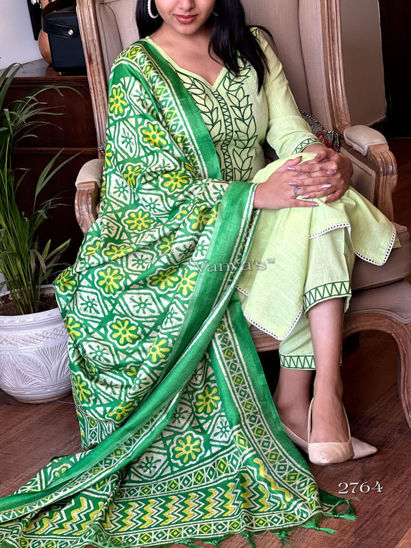 Mint khaadi cotton Suit sets