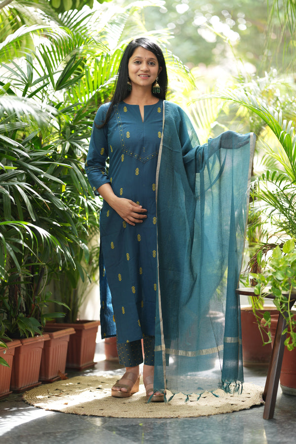 Pure Chettinad Weaving Handloom south cotton suit -4 colours