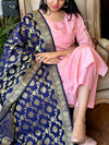 Pink Sequence chanderi suit sets