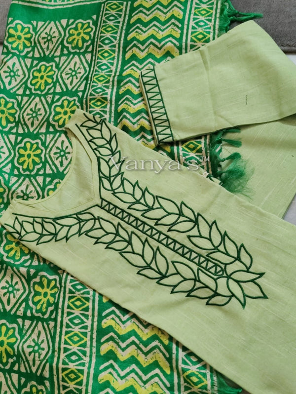 Mint khaadi cotton Suit sets