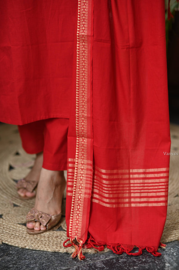 Dharini Chettinad Handloom Cotton Suit sets