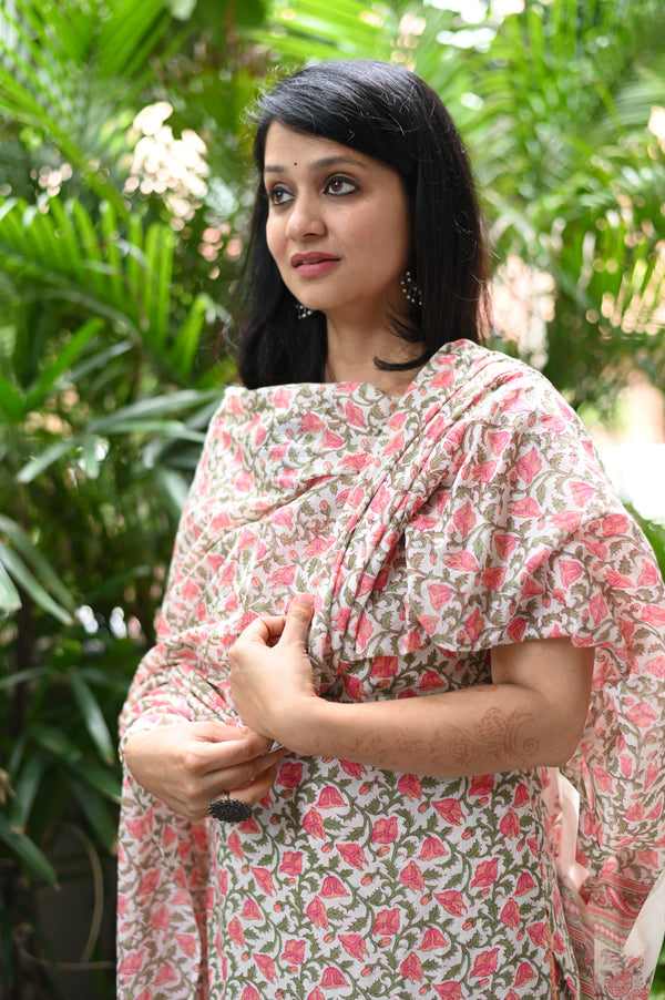 Pankhuri Sleevless Cotton Suit Sets