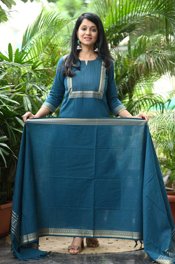 Dharini Chettinad Handloom Cotton Suit sets