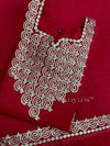 Mohini Kota Doria Red Suit Sets