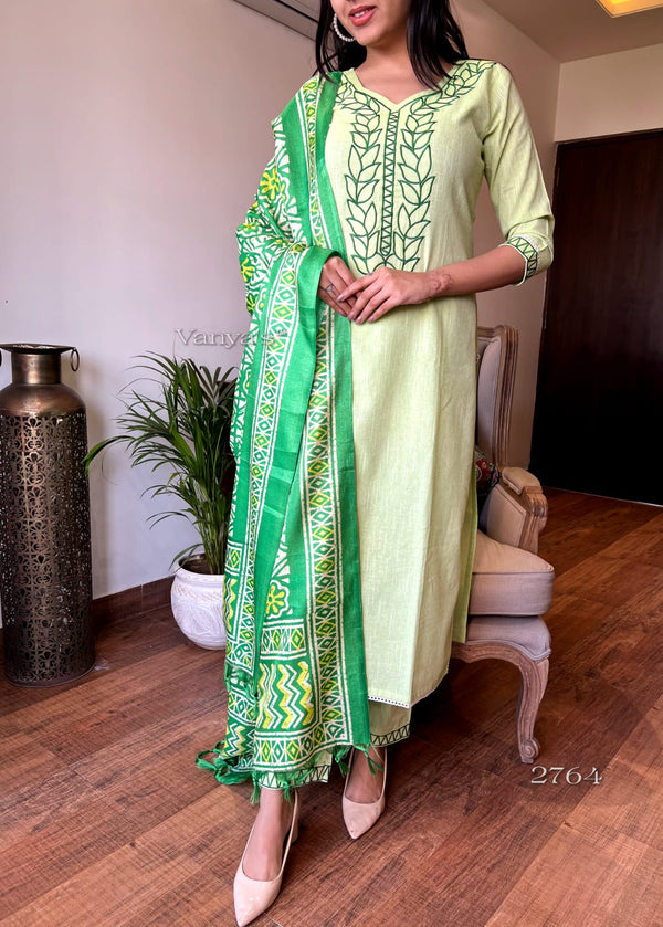 Mint khaadi cotton Suit sets