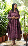 Sunidhi Handblock Alia Anarkali Set