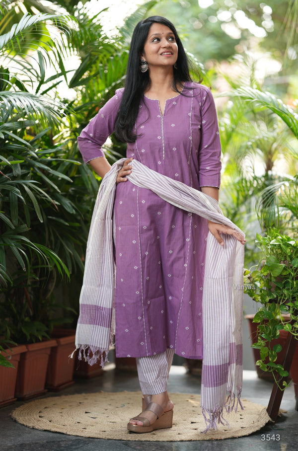 Anuridhi South Cotton Handloom Suit Sets