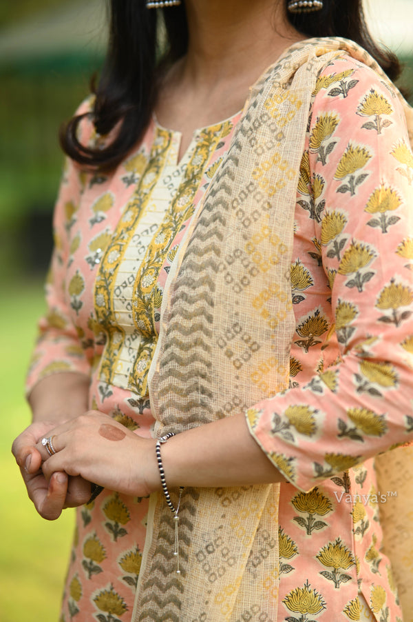 Vinaya Sanganeri Hand Block Cotton Suit Sets