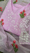 Meenakshi Pink Embroidered Kota Doria