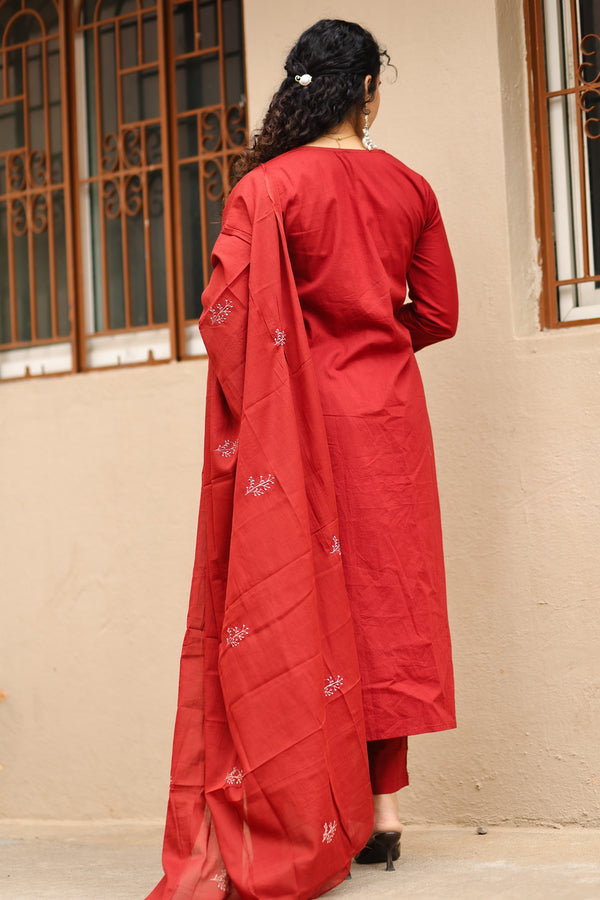 Raktima Grace Embroidered Suit Set